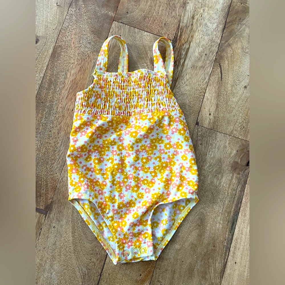 Carters NWOT Floral One-Piece Swimsuit size 18months